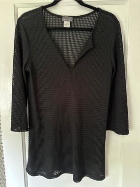 Black swim coverup, size small